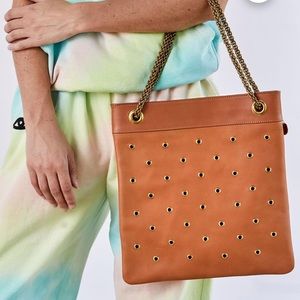 NWT Clare V Delphine Leather tote bag